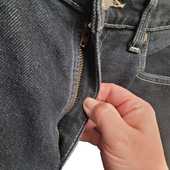 Levi’s Nouveau Bootcut Black 515 Cut Stretch Jeans Low Rise Womens Size 10 Mis M - Picture 3 of 16